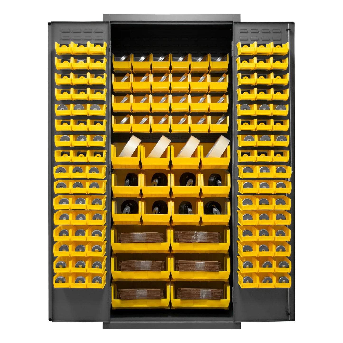 Cabinet, 138 Yellow Bins