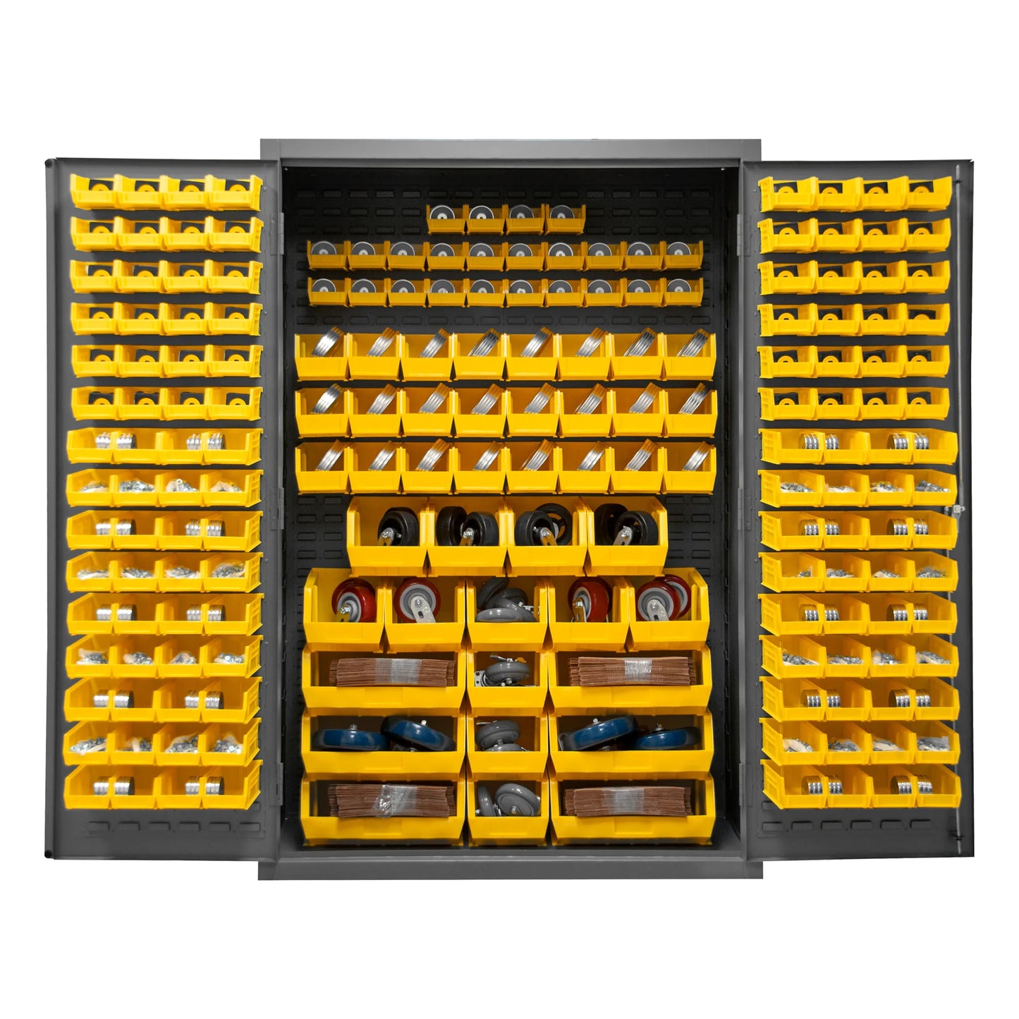 Cabinet, 186 Yellow Bins