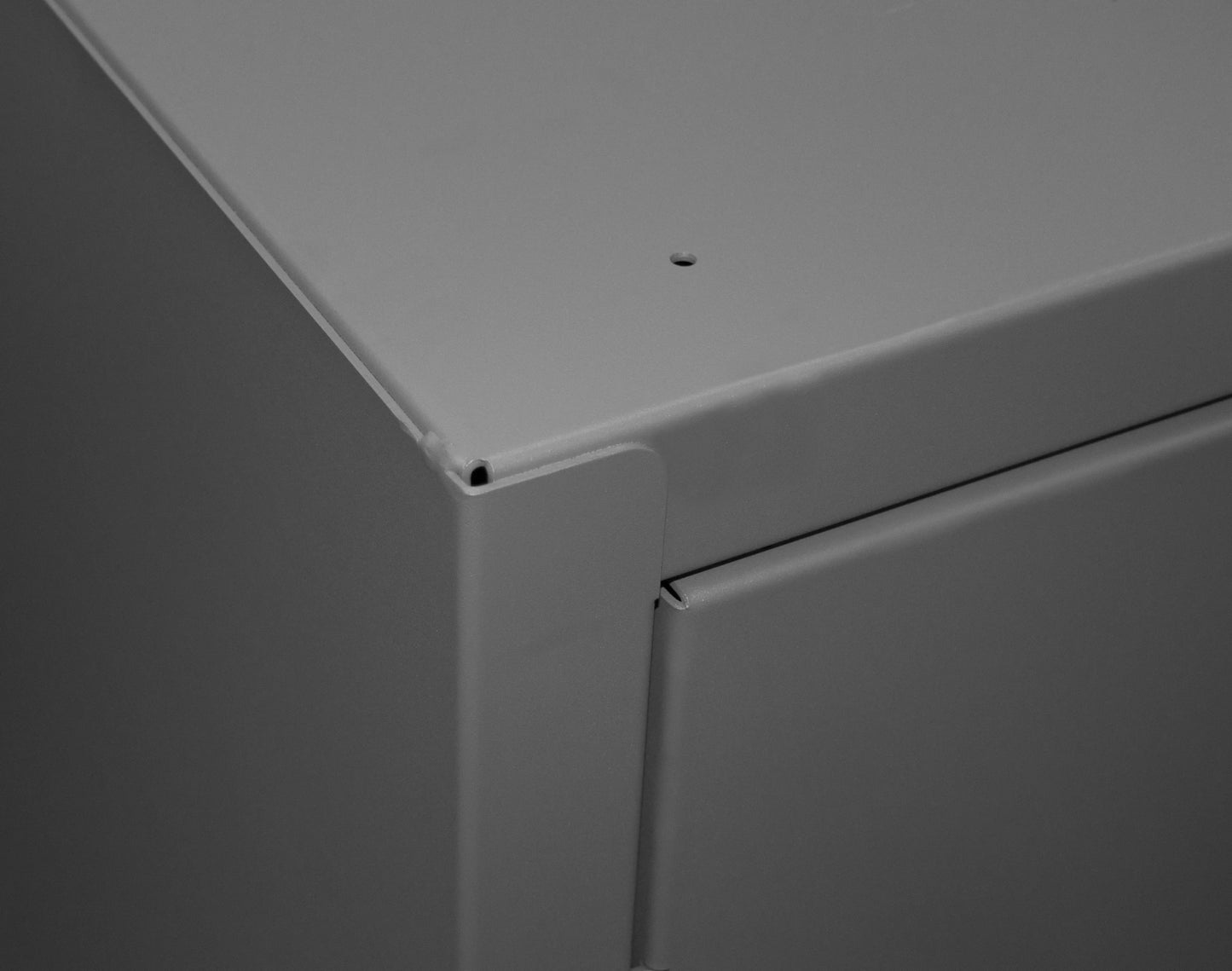 Cabinet, 4 Shelves, Gray