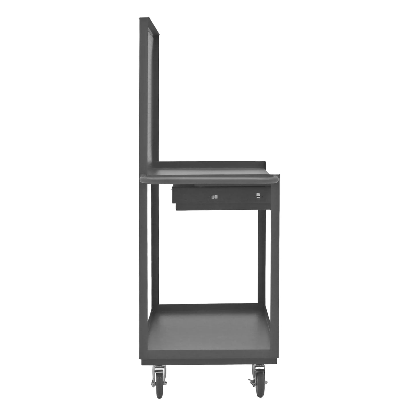Stock Cart, 2 Shelves, Pegboard