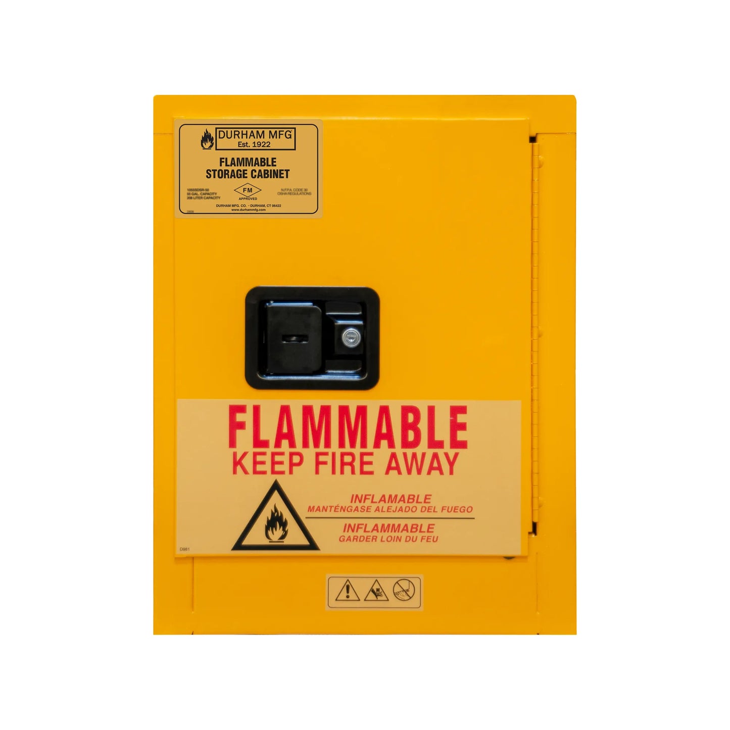 Flammable Storage, 4 Gallon, Manual