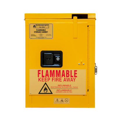 Flammable Storage, 4 Gallon, Self Close