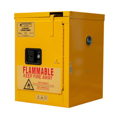 Flammable Storage, 4 Gallon, Self Close