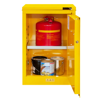 Flammable Storage, 12 Gallon, Self Close
