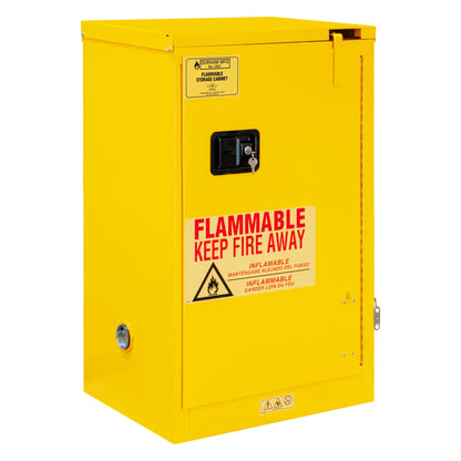 Flammable Storage, 16 Gallon, Self Close