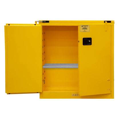 Flammable Storage, 30 Gallon, Self Close