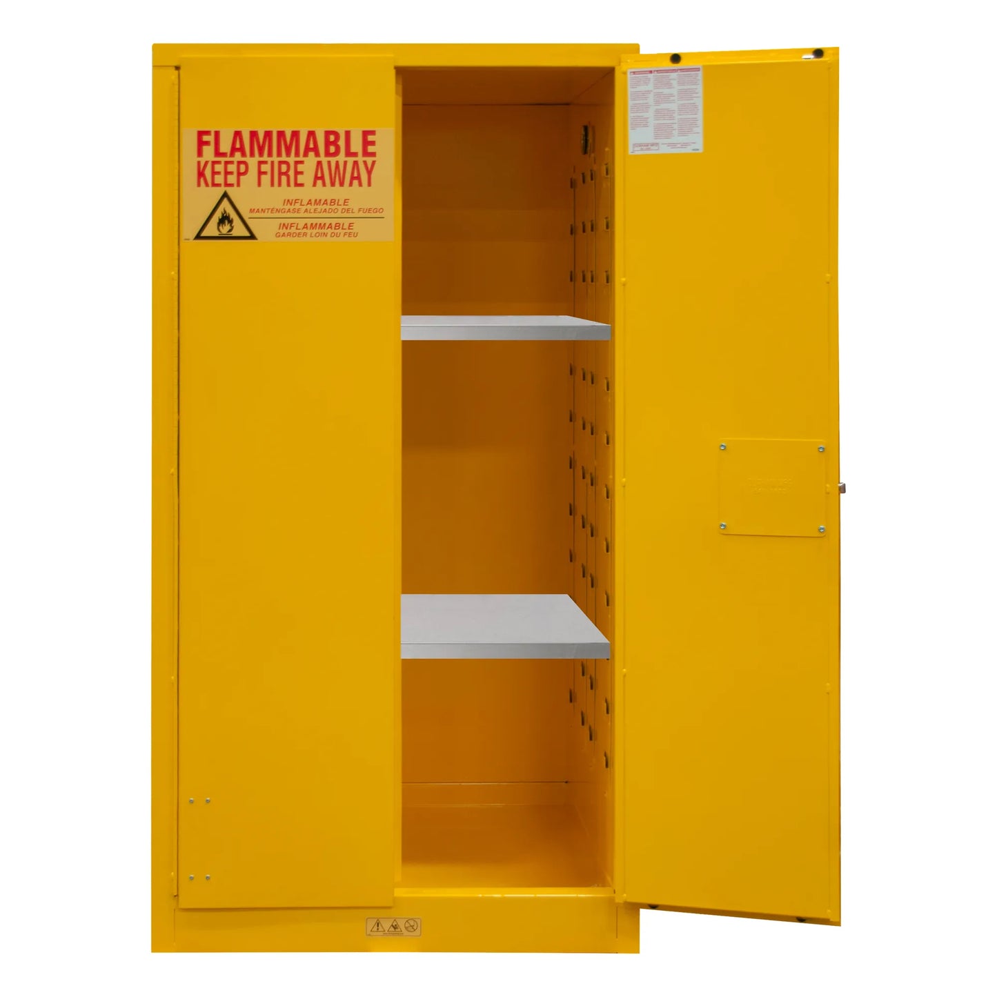 Flammable Storage, 60 Gallon, Manual