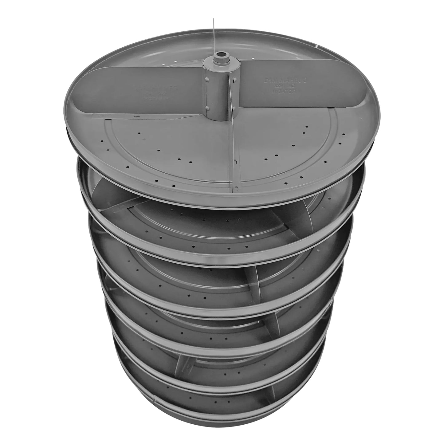 17" Revolving Rotabin, 6 Shelves