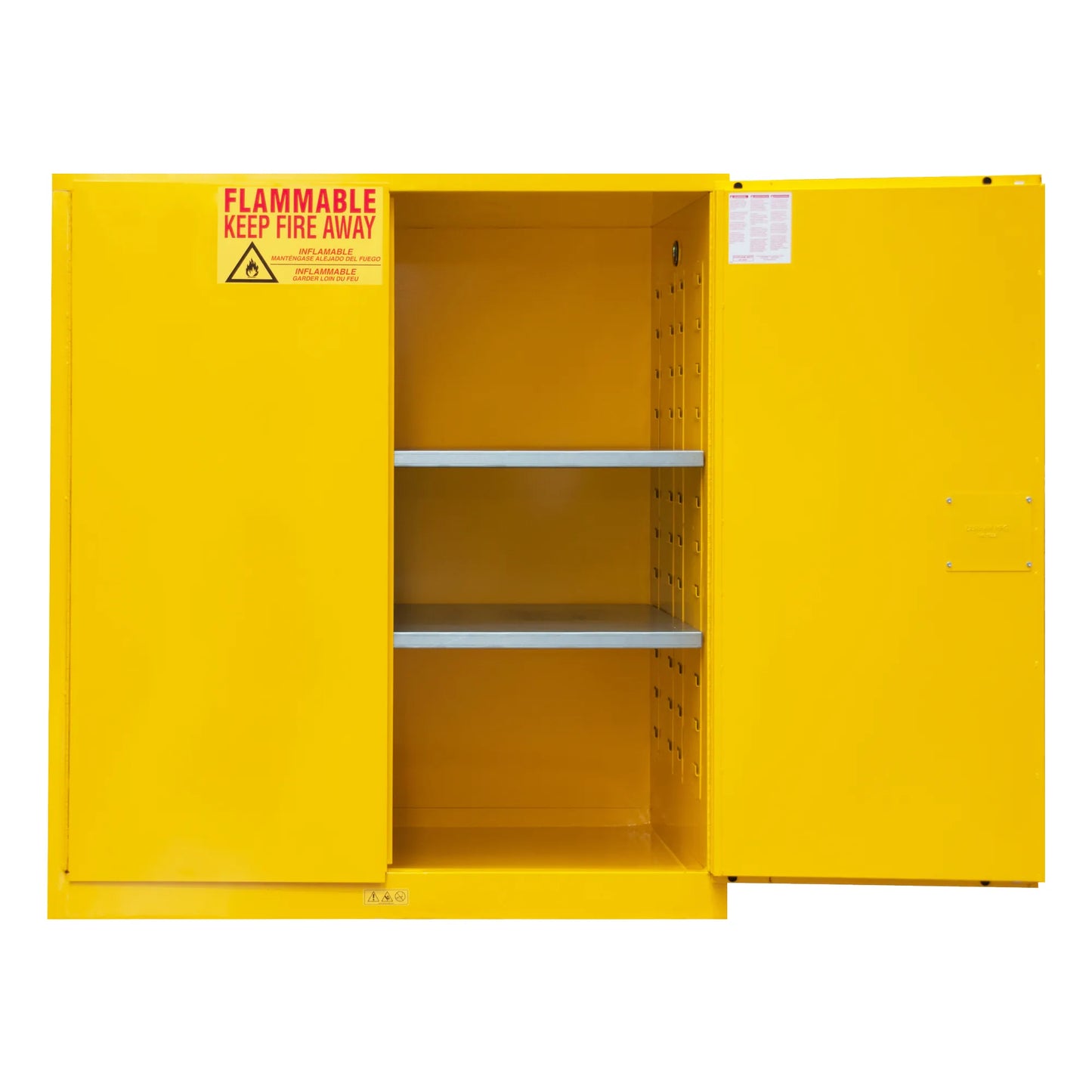 Flammable Storage, 120 Gallon, Manual