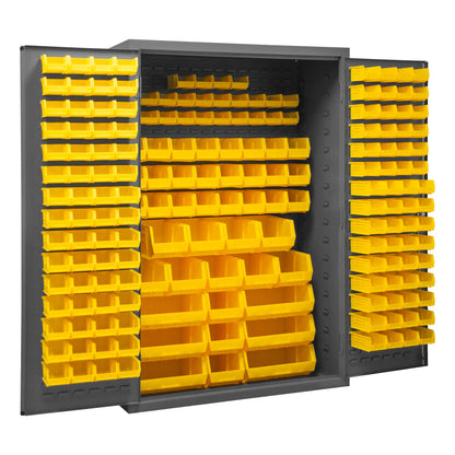 Cabinet, 186 Yellow Bins