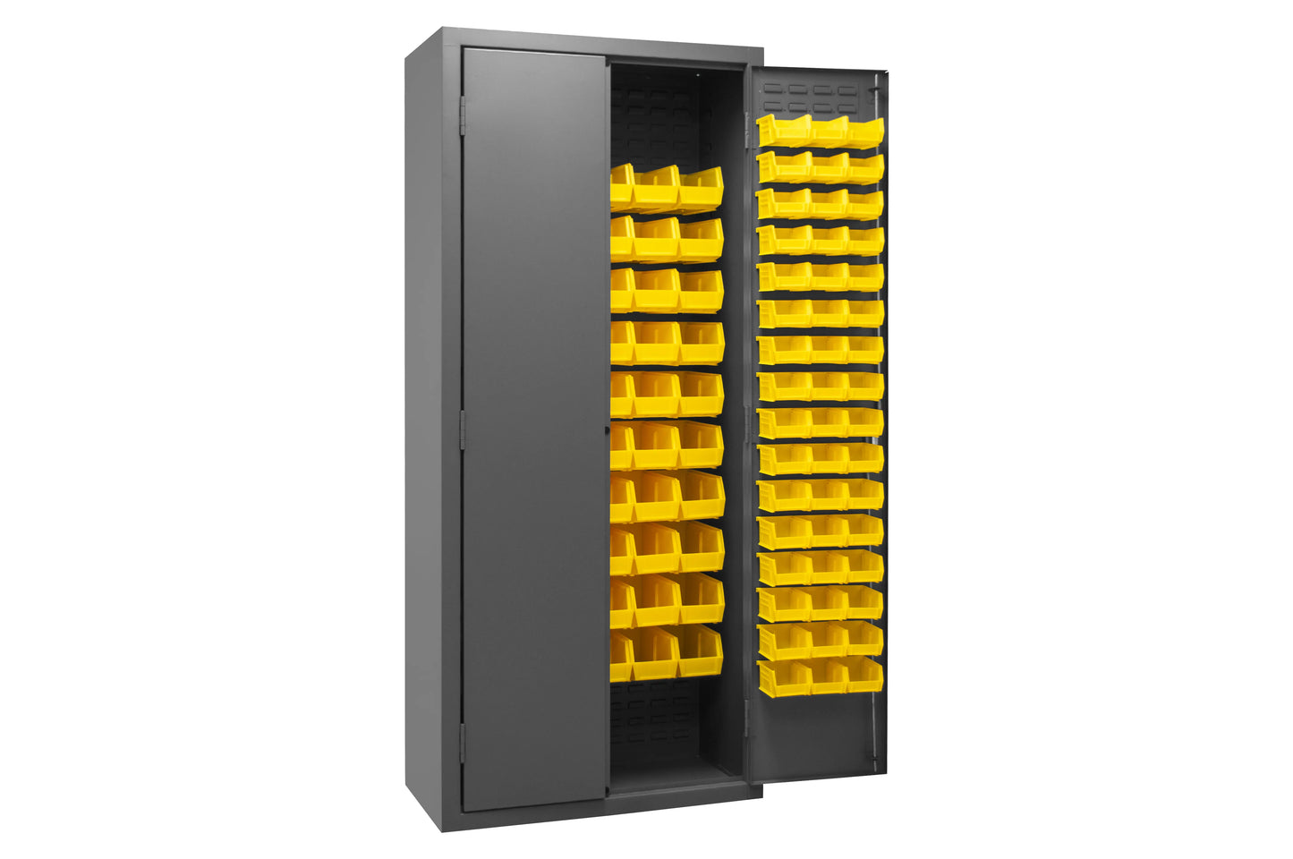Cabinet, 156 Yellow Bins