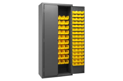 Cabinet, 156 Yellow Bins