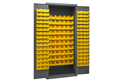 Cabinet, 156 Yellow Bins