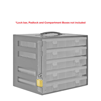 Rack For Plastic Compartment Boxes