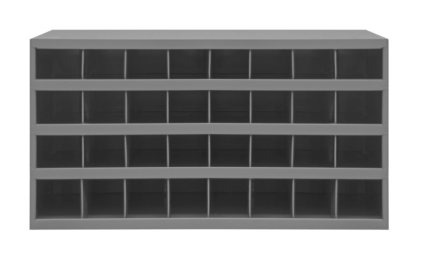 12" Deep, 32 Opening Bin, Gray