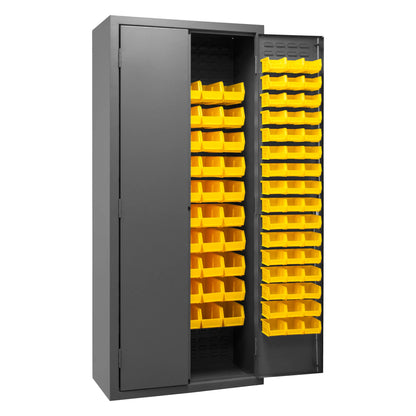 Cabinet, 156 Yellow Bins