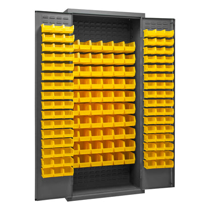 Cabinet, 156 Yellow Bins