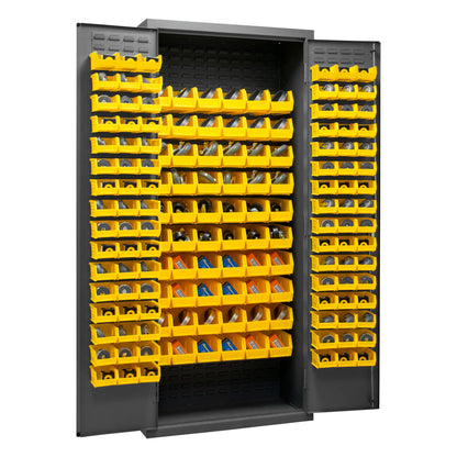 Cabinet, 156 Yellow Bins