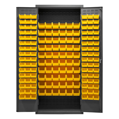 Cabinet, 156 Yellow Bins