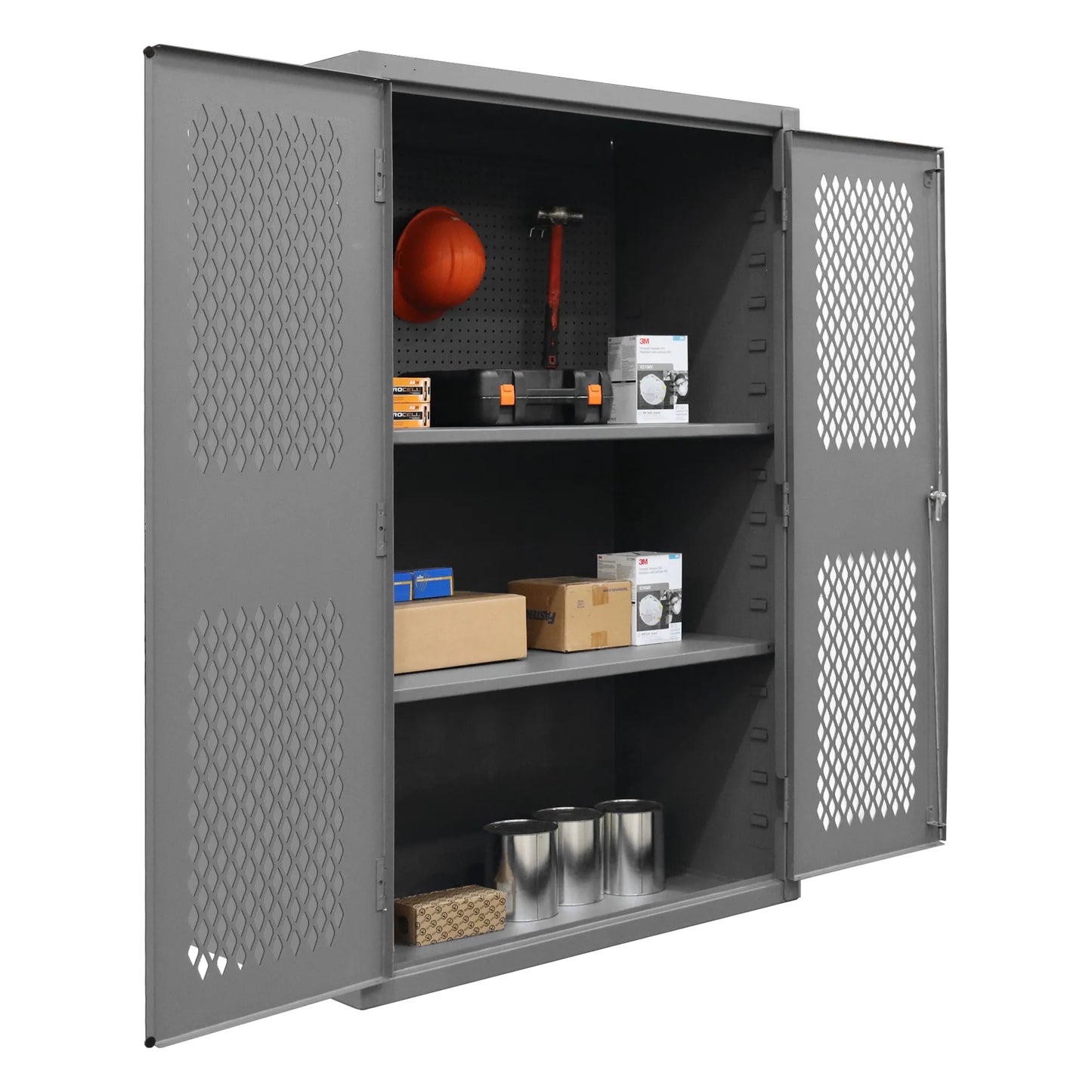 Ventilated Cabinet, 2 Shelves