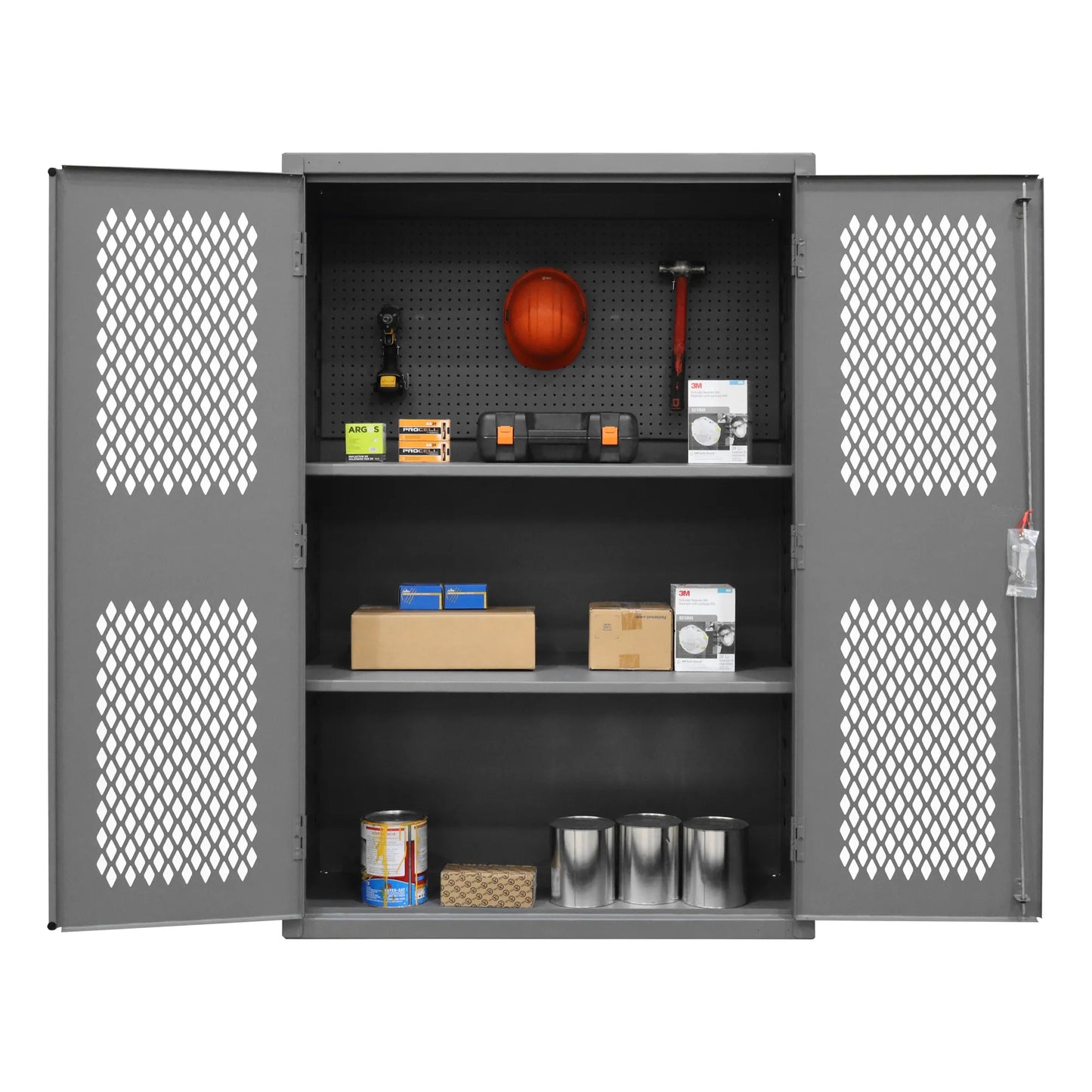 Ventilated Cabinet, 2 Shelves