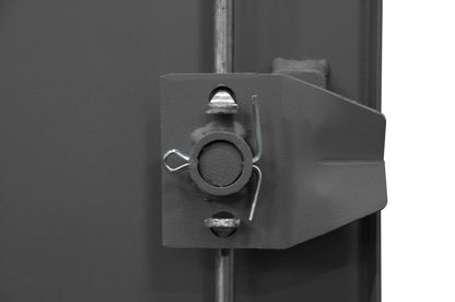 Cabinet, 4 Shelves, Gray