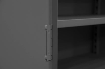 Cabinet, 4 Shelves, Gray