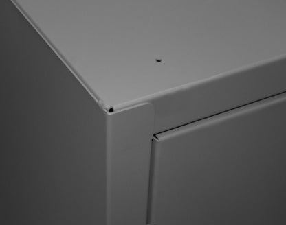 Cabinet, 4 Shelves, Gray