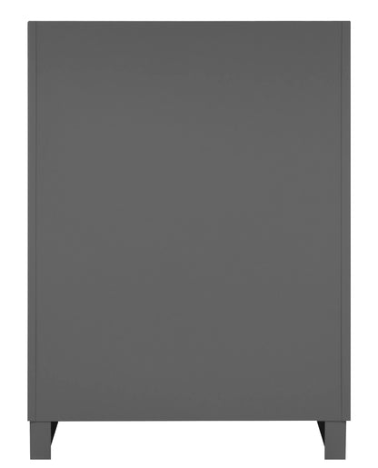 Cabinet, 3 Shelves, Gray