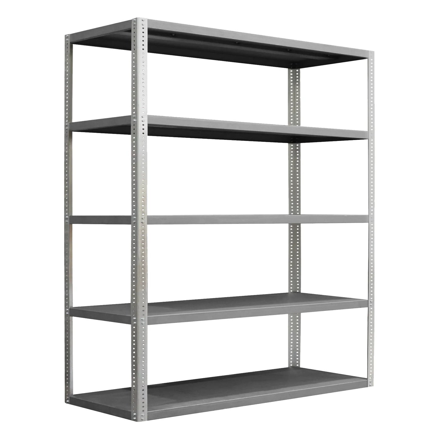 Heavy Duty Shelving, 5 Shelves, Gray