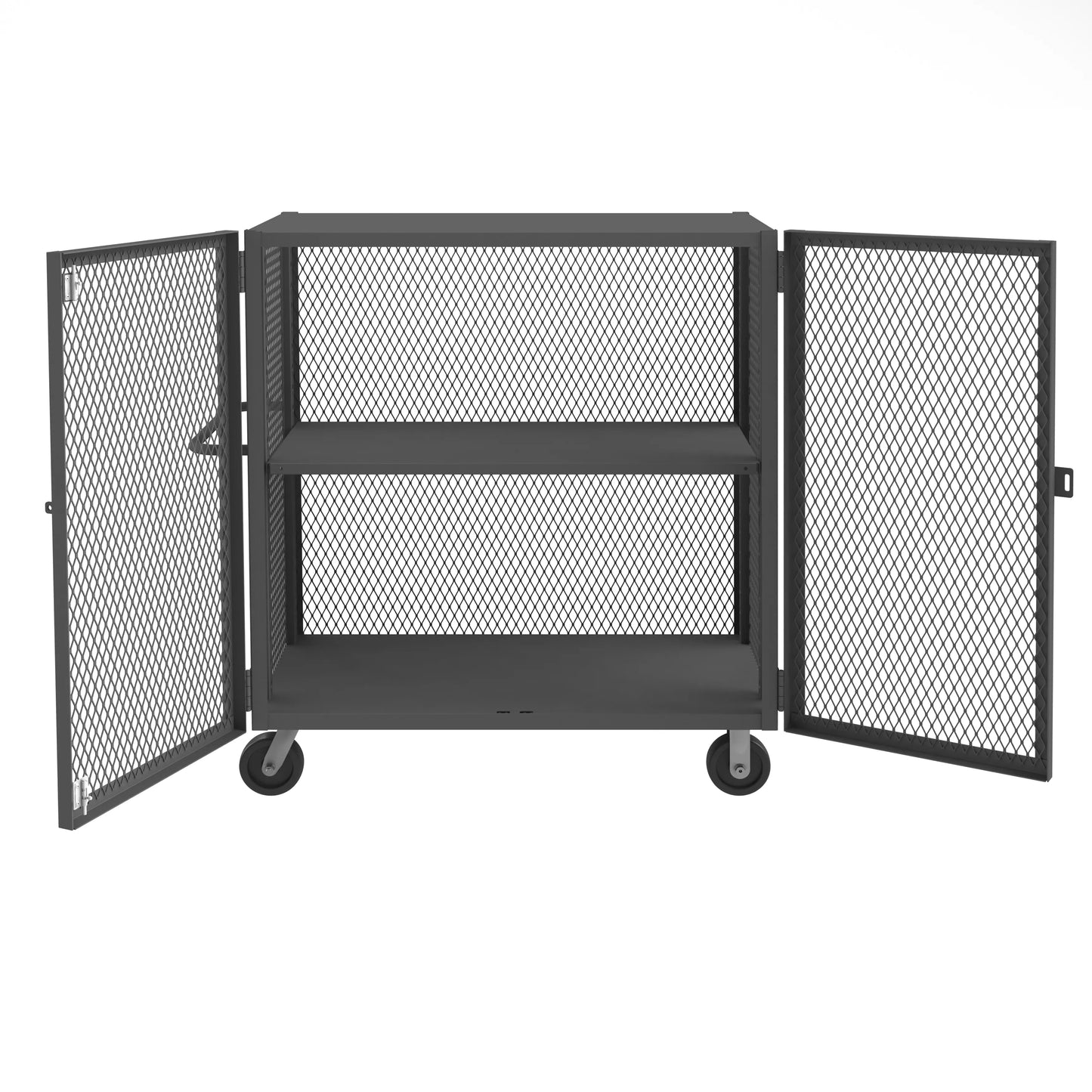 Security Mesh Truck, 2 Shelves, 24 x 48