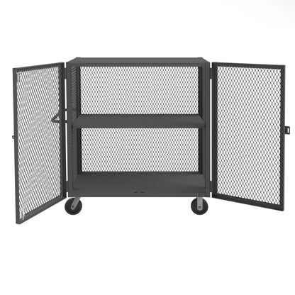 Security Mesh Truck, 2 Shelves, 24 x 48