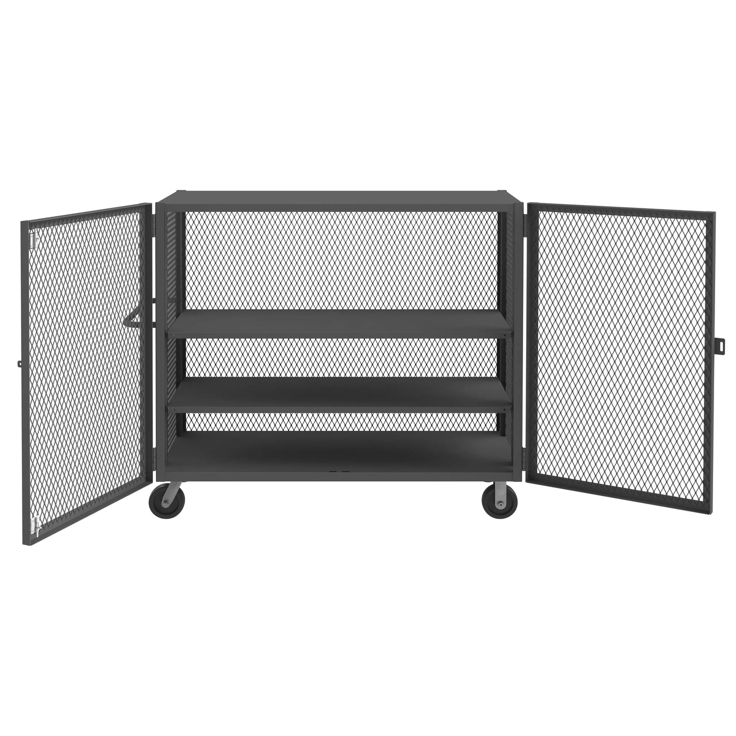 Security Mesh Truck, 3 Shelves, 24 x 60