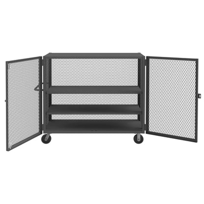 Security Mesh Truck, 3 Shelves, 24 x 60