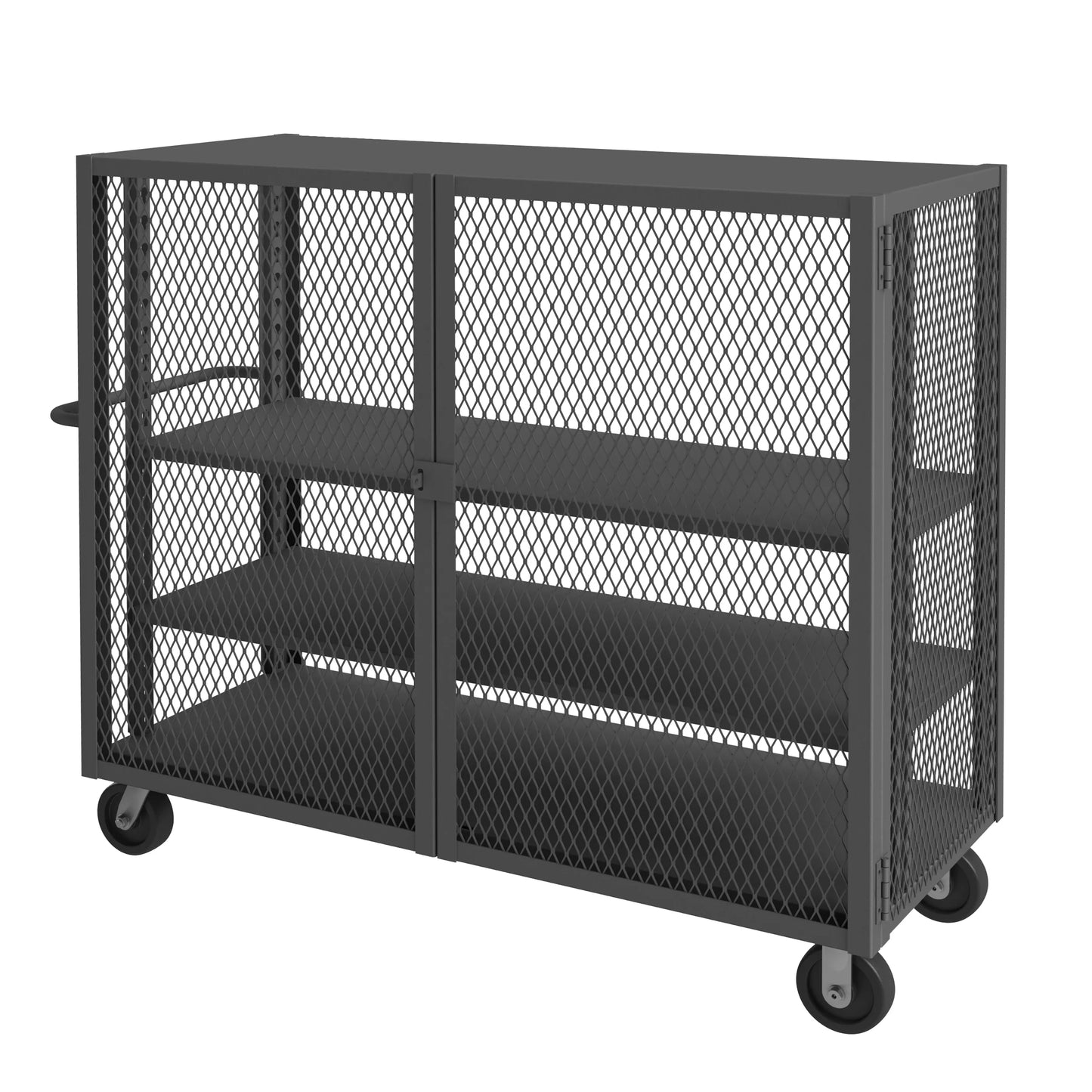 Security Mesh Truck, 3 Shelves, 24 x 60