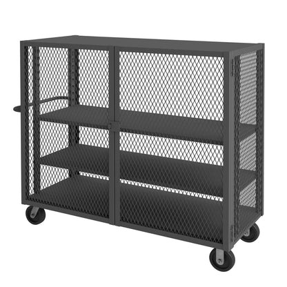 Security Mesh Truck, 3 Shelves, 24 x 60