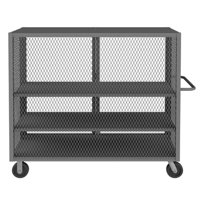 Security Mesh Truck, 3 Shelves, 24 x 60