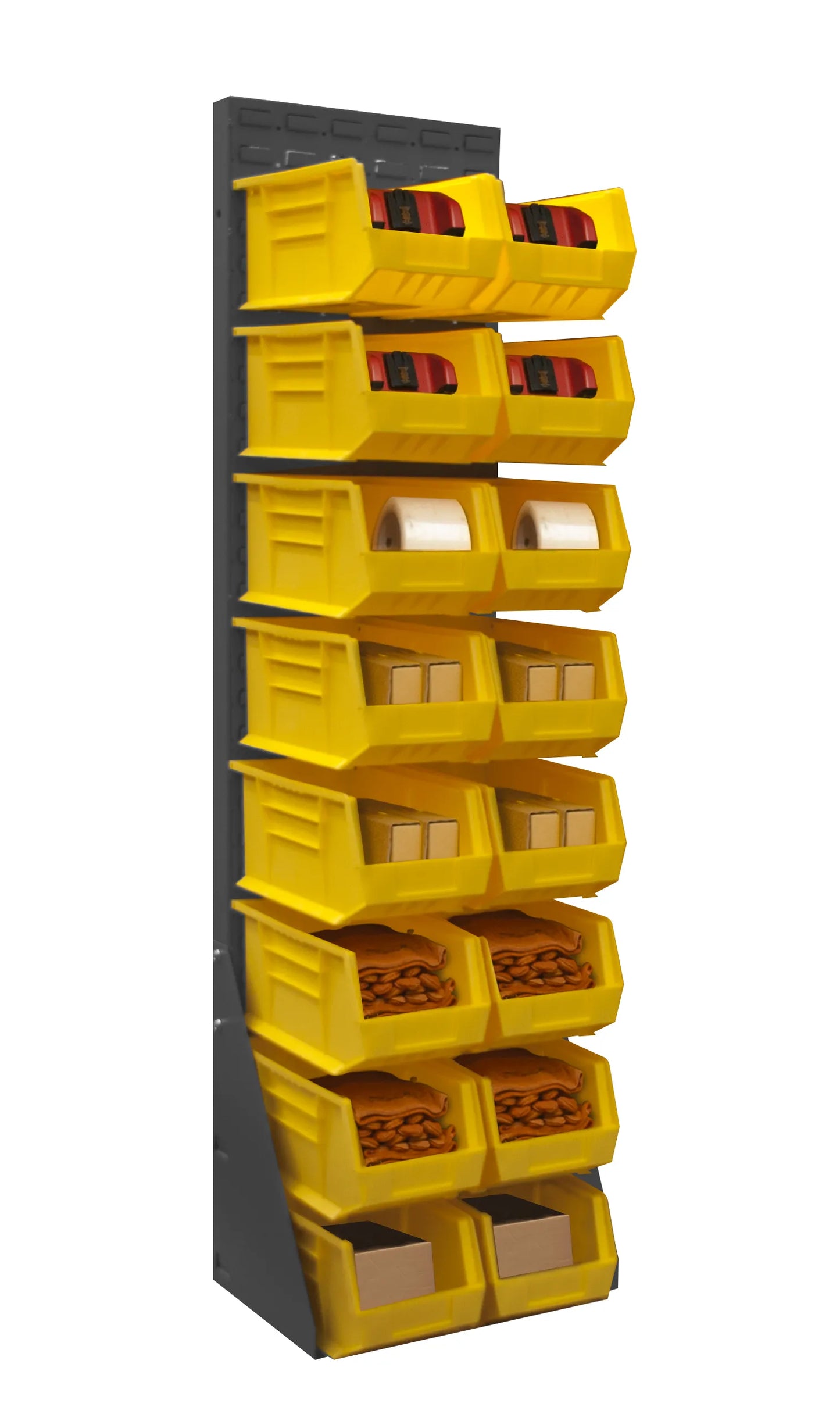 Free Standing, Louvered Panel Rack