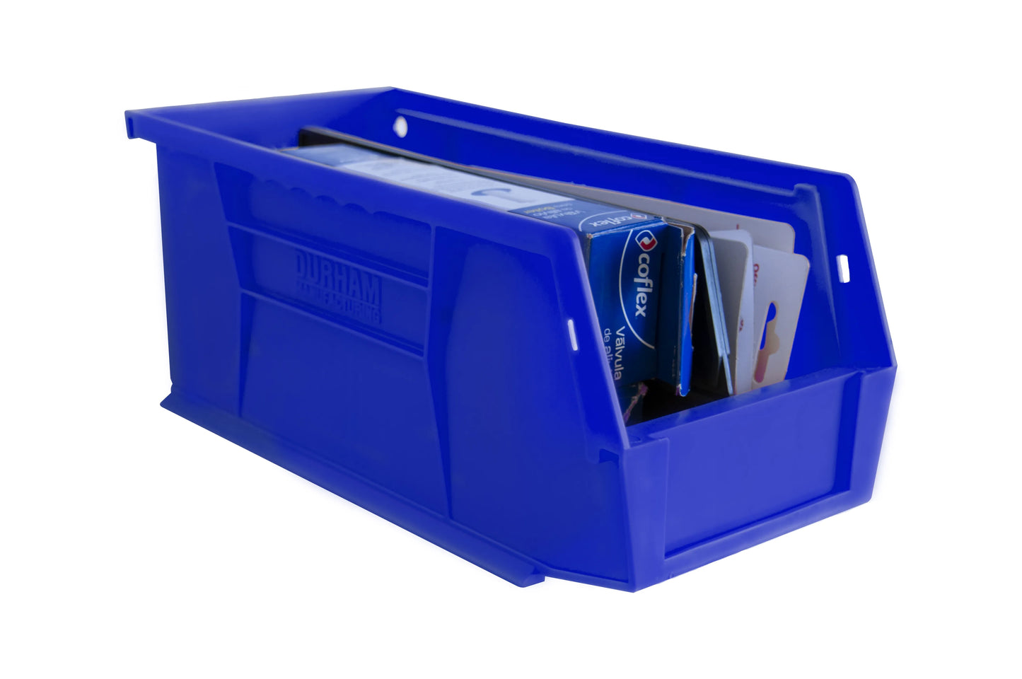 Hook-On-Bin, 6 X 11 X 5, Blue