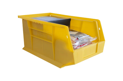 Hook-On-Bin, 8 X 15 X 7, Yellow