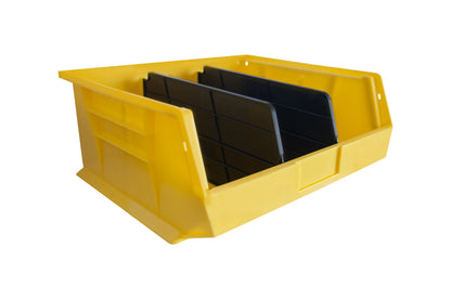 Hook-On-Bin, 16 X 15 X 7, Yellow