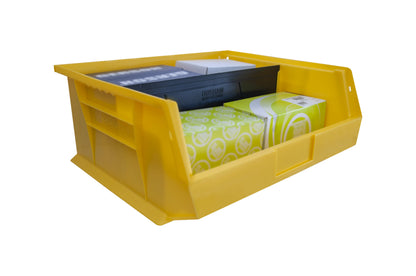 Hook-On-Bin, 16 X 15 X 7, Yellow