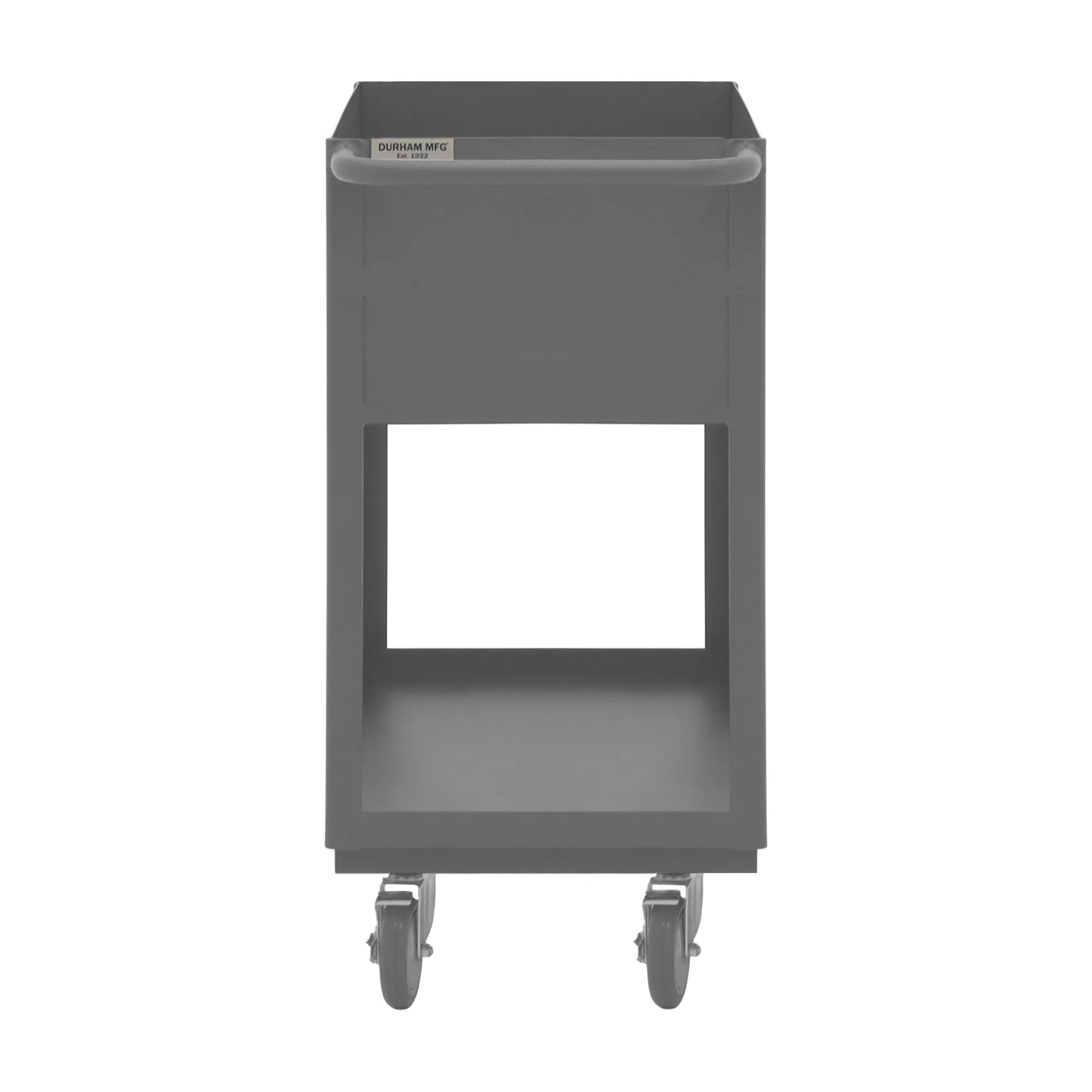 Stock Cart, 2 Shelves, High Lip, 18 x 30