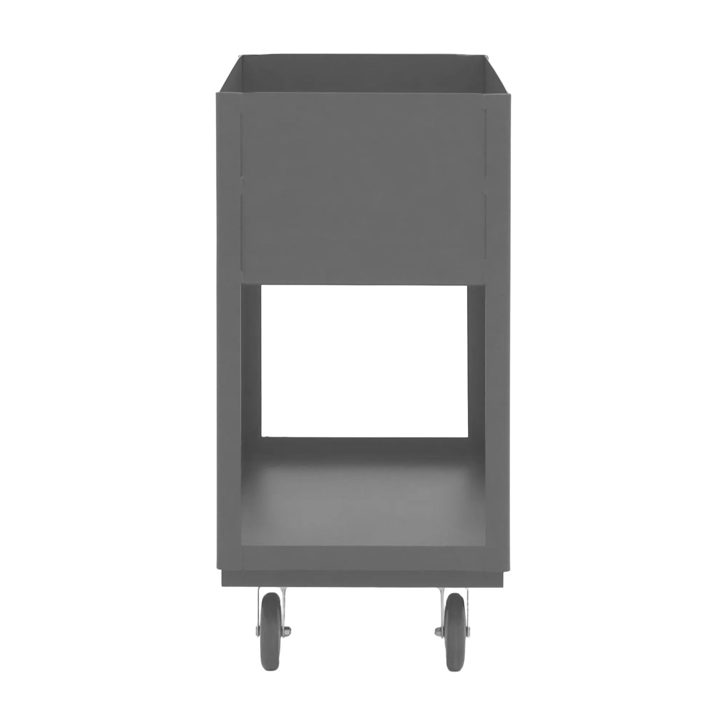 Stock Cart, 2 Shelves, High Lip, 18 x 30